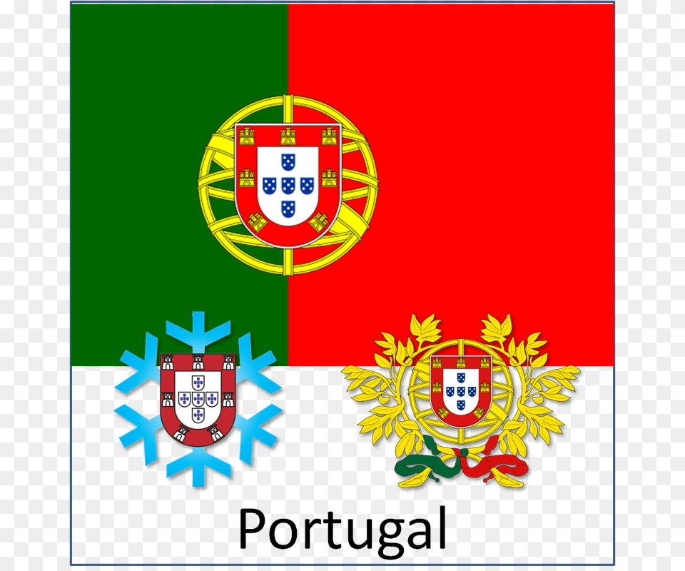 Portuguese Republic Iihf Associate Member Joined May Portugal Flag, Emblem, Symbol, Plant Png