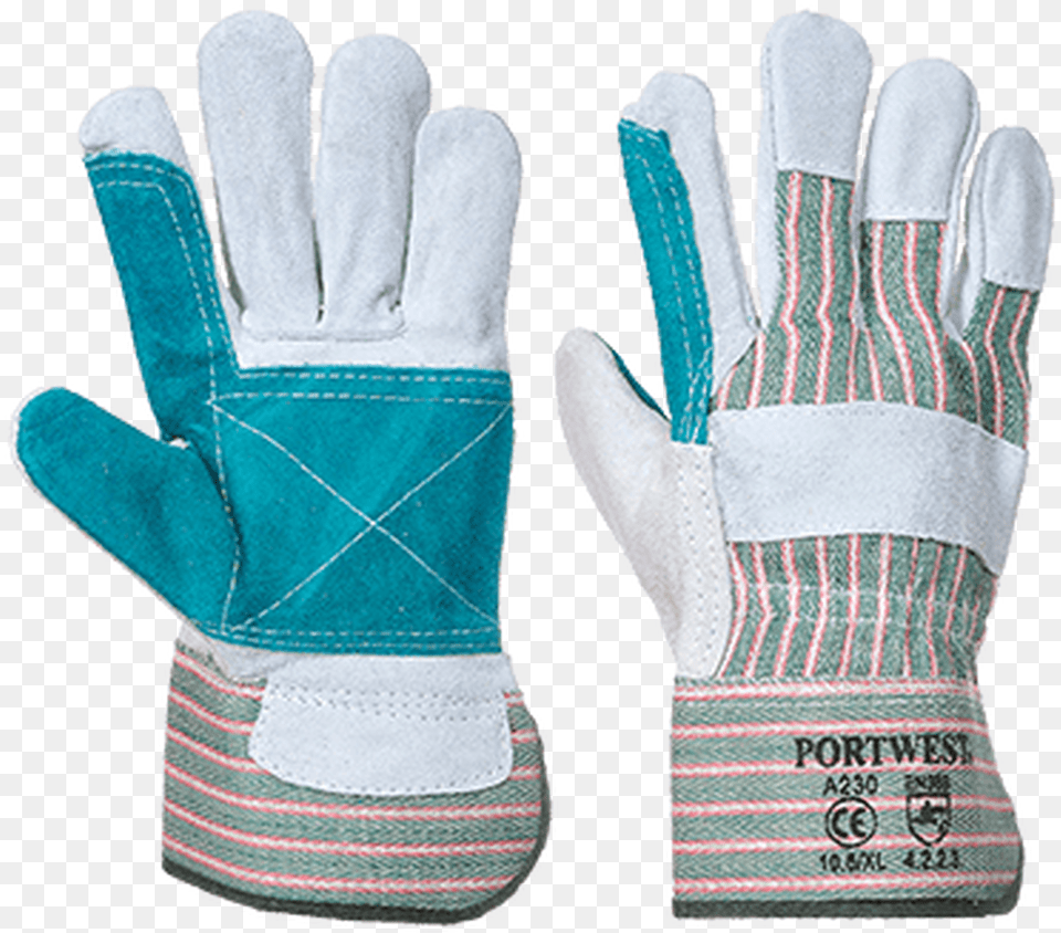 Portwest A230 Double Palm Rigger Glove Rigger Gloves Ad, Clothing, Baseball, Baseball Glove, Sport Free Transparent Png