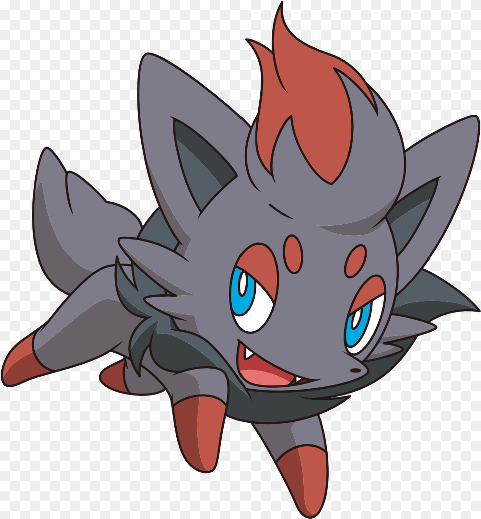 Poryblog Zoroark Deep Detail Cattive Notizie Pokemon Zorua, Animal, Fish, Sea Life, Shark Free Png