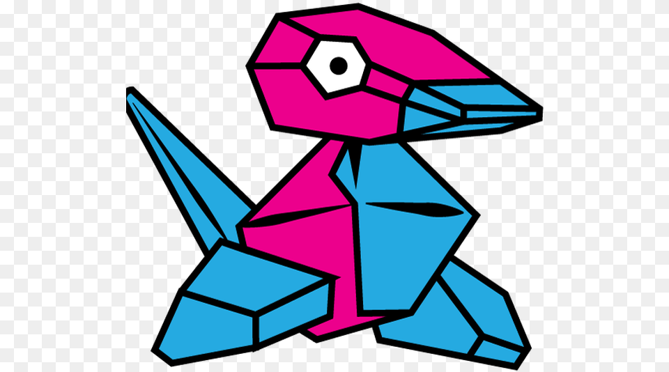 Porygon Pokemon, Art, Paper, Origami Free Transparent Png