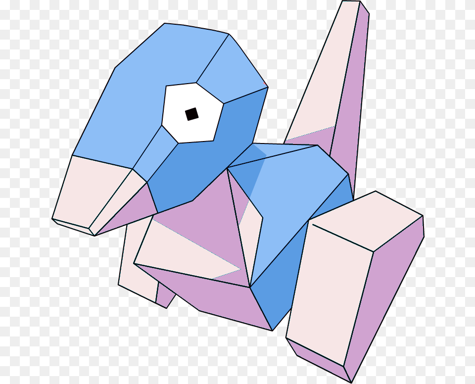 Porygon Shiny Porygon, Art, Paper, Origami Png