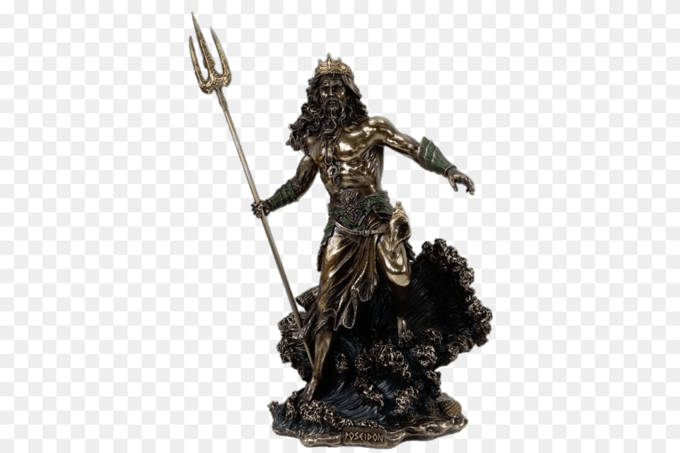 Poseidon Figurine, Bronze, Adult, Wedding, Person Free Transparent Png