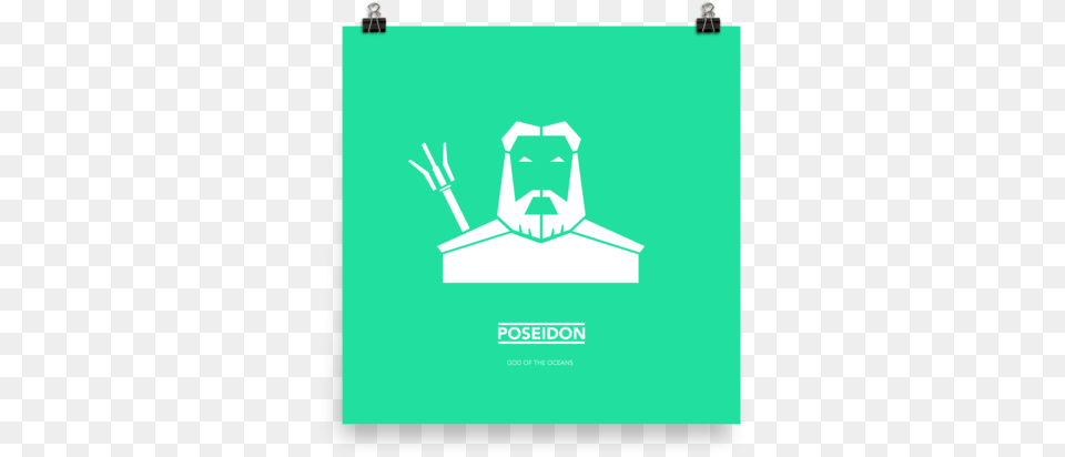 Poseidon Square Poster Unframed Emblem, Advertisement, First Aid Free Transparent Png