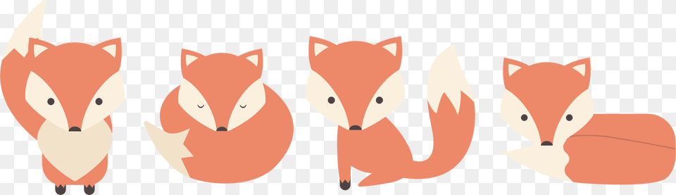 Poses Big Image Cartoon Of Foxes Clip Art, Electronics, Hardware, Animal, Bird Free Transparent Png