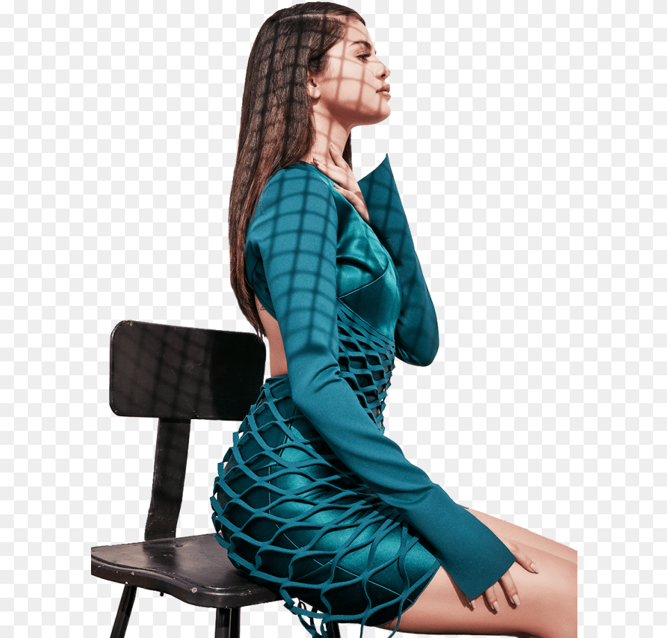 Poses De Selena Gomez, Adult, Sleeve, Sitting, Portrait Png Image