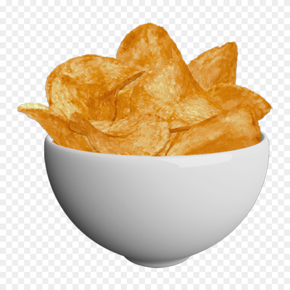 Posh Chips, Food, Snack, Bowl, Bread Free Png