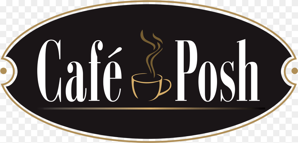 Posh Logo Calligraphy, Cup, Text Png Image