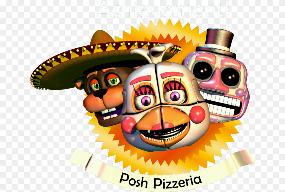 Posh Pizzeria Freddy Fazbear39s Pizzeria Simulator Game Files, Clothing, Hat, Advertisement, Poster Free Png Download