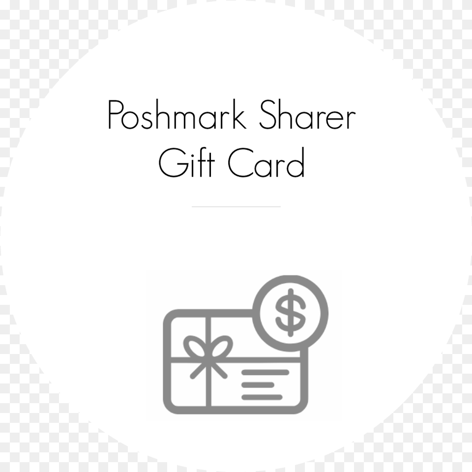 Poshmark Gift Card Cards Poshmarksharer Com Good Coming, Disk, Text Png Image
