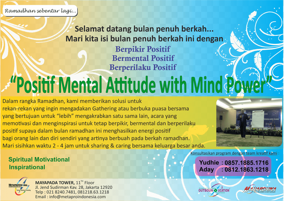 Positif Mental Attitude, Advertisement, Poster, Person Png Image