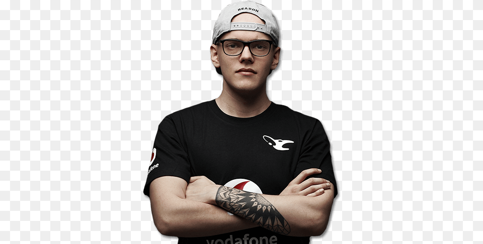 Position Fortnite Player Mousesports, Tattoo, Hat, Hand, Skin Png