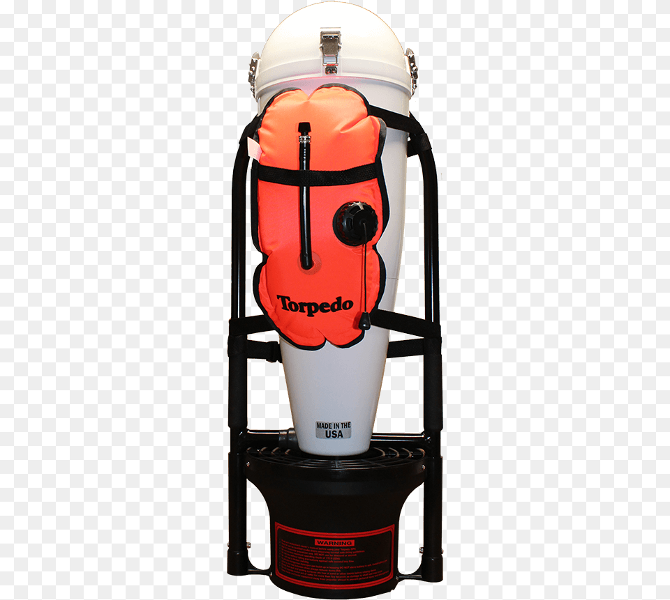 Positive Buoyancy On Torpedo Golf Bag, Helmet, American Football, Football, Person Png