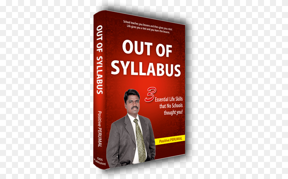 Positive Perumal Author Entrepreneur Speaker Out Of Syllabus, Accessories, Publication, Poster, Person Free Png