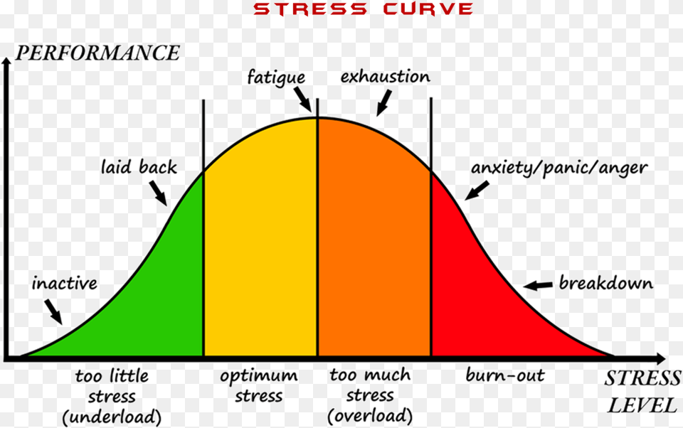 Positive Vs Negative Stress, Chart Free Png