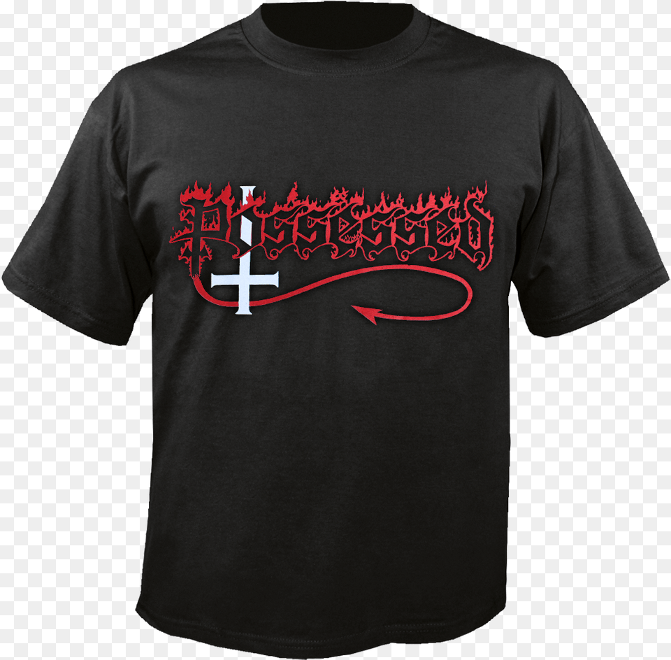 Possessed Logo Shot In The Dark Merch Acdc, Clothing, Shirt, T-shirt Free Transparent Png