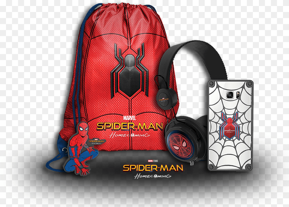 Possible Spider Man Homecoming Transparent, Bag, Backpack, Person, Electronics Png