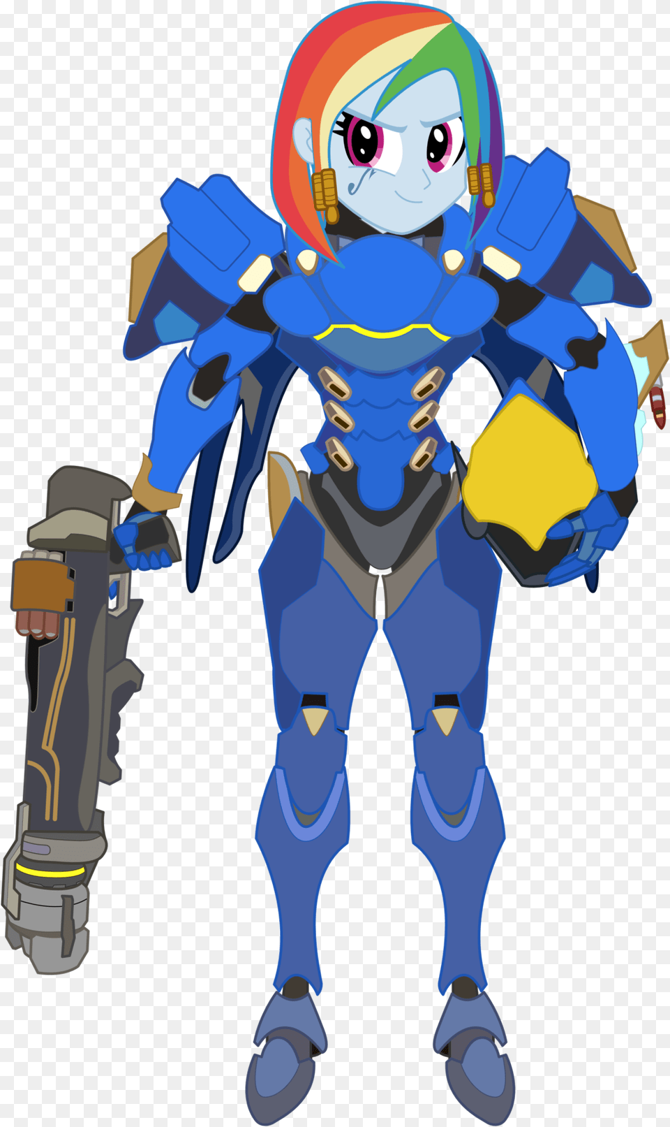 Post 0 Thumb Blue Pharah Overwatch Transparent, Book, Comics, Publication, Baby Free Png