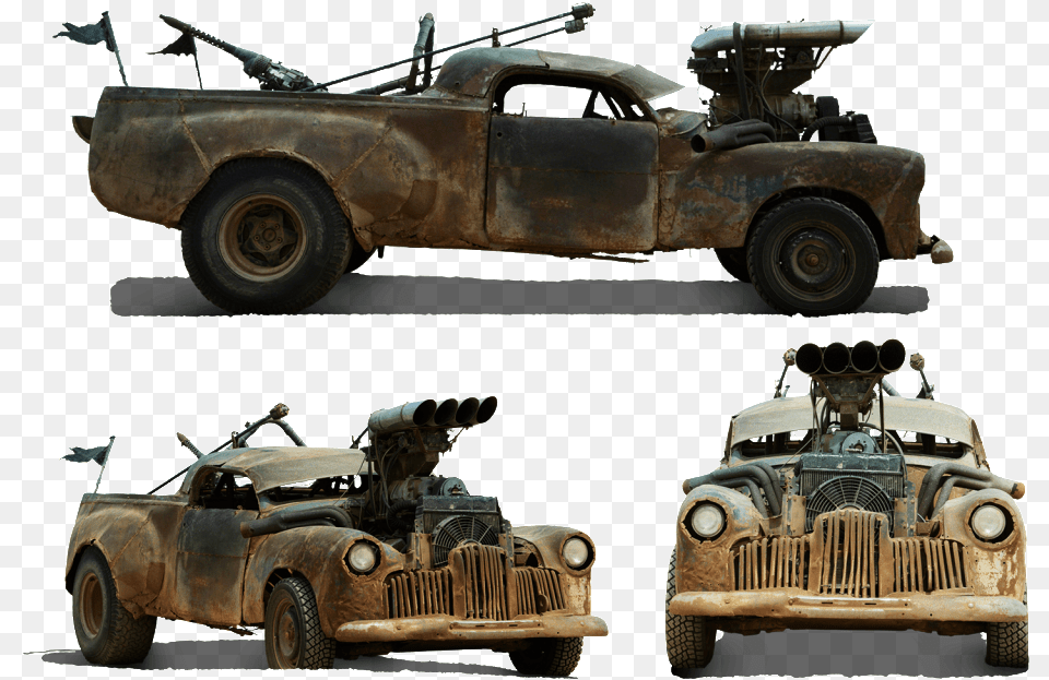 Post Apocalyptic Mad Max Style Cars, Car, Machine, Transportation, Vehicle Free Png