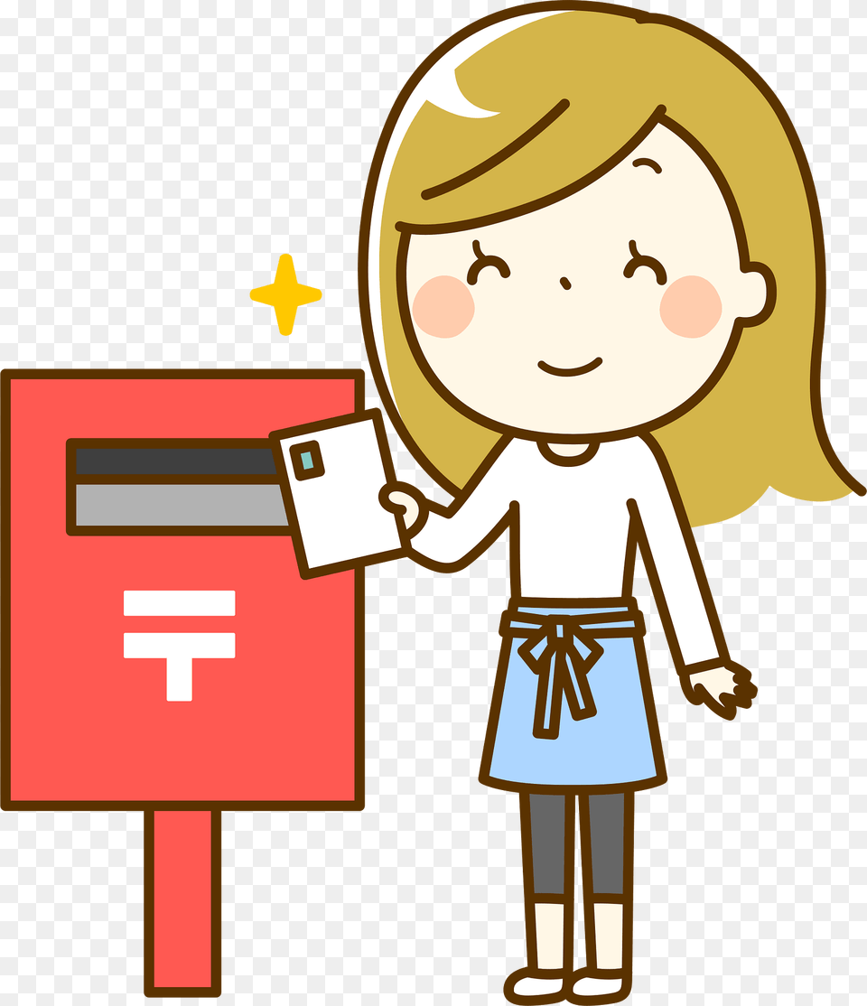 Post Box Woman Clipart, Mailbox, Baby, Person, Face Png