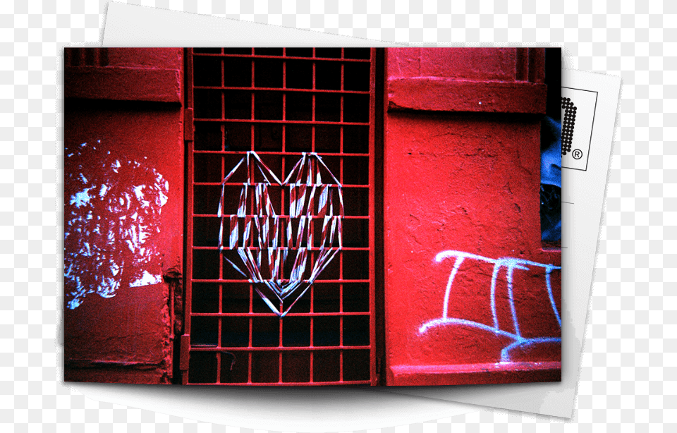 Post Card Caution Tape Heart, Art, Collage, Architecture, Building Free Png