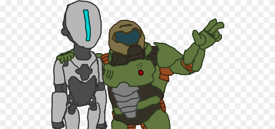 Post Doom Slayer And Samus, Baby, Person, Head, Face Png