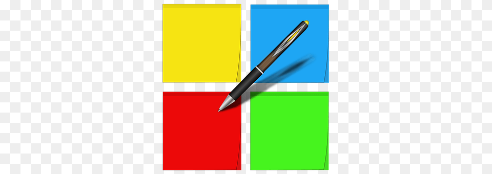 Post It Pen Free Png Download