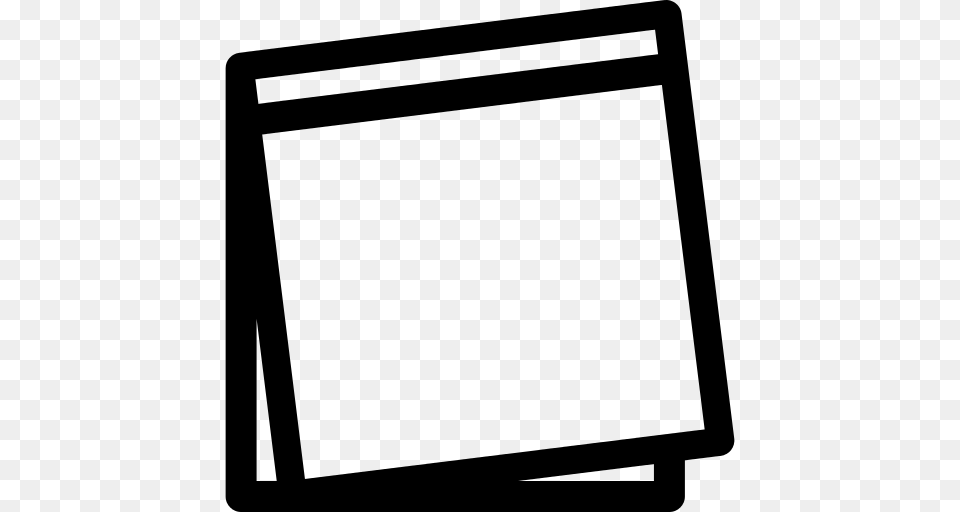 Post It Icon, Gray Free Png Download