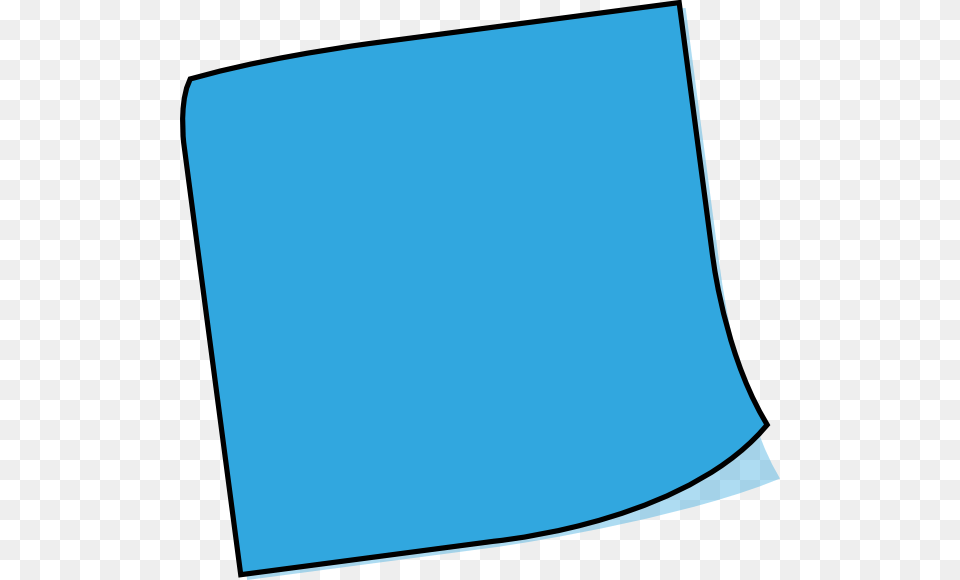 Post It Icon Blue Blue Post It Clipart, White Board, Text Png Image