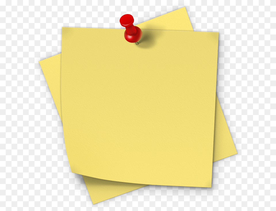 Post It Note Sticker Note, Paper, Pin Free Png Download