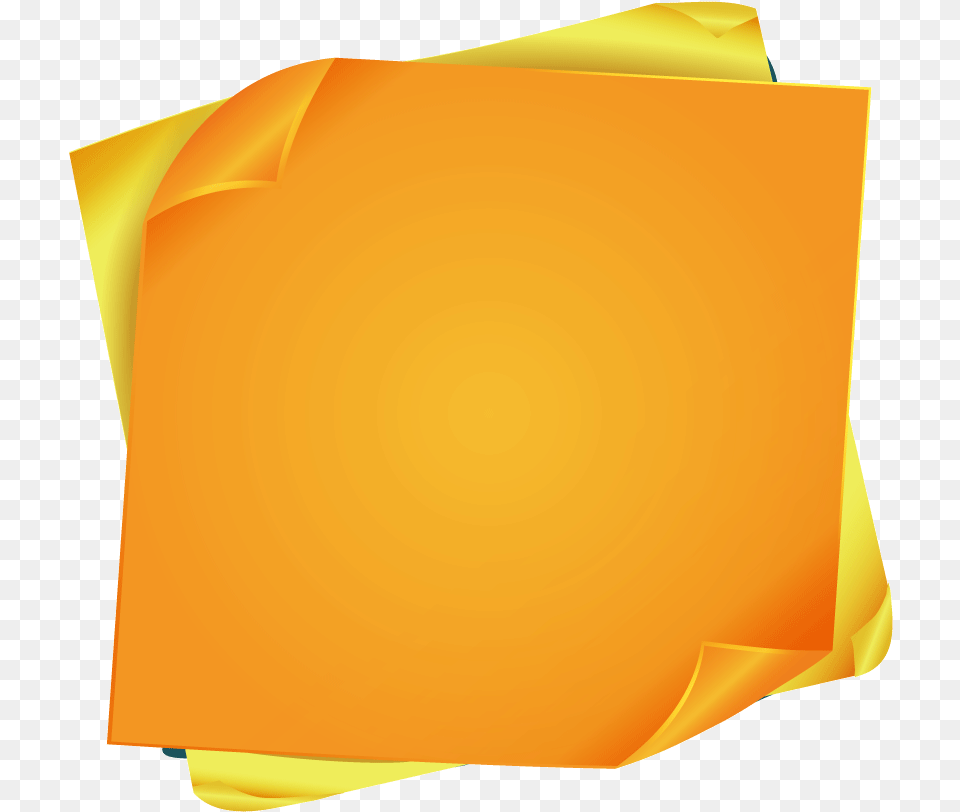 Post It Note Paper Sticker Icon Post It Arancione Free Png Download