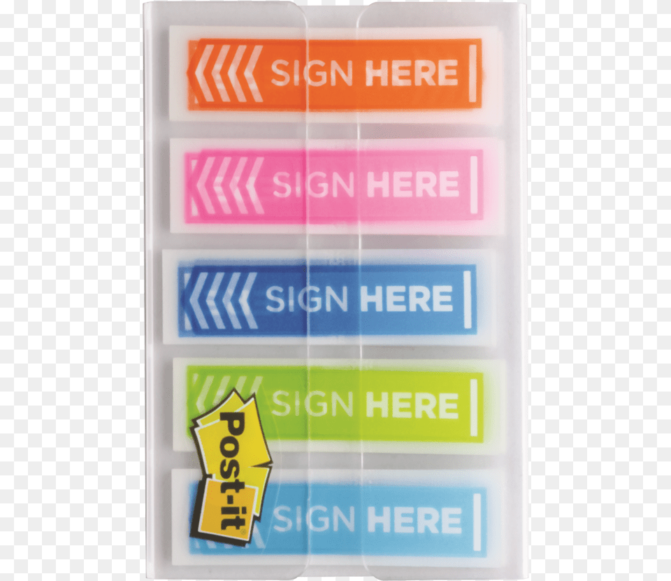 Post It Sign Here Flags 12 Post It Notes, Symbol, Text Free Png Download