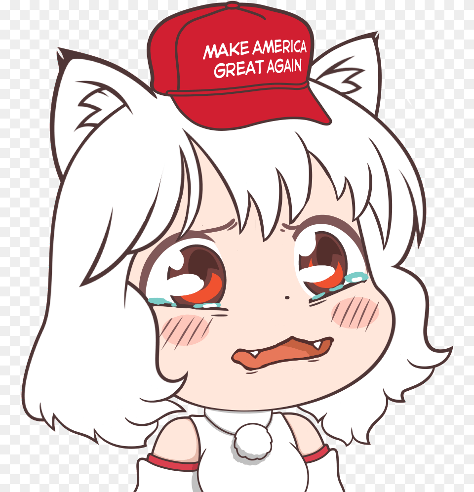 Post Maga Hat Anime Girl Clipart Full Size Clipart Maga Hat Anime Girl, Book, Comics, Publication, Baby Png Image