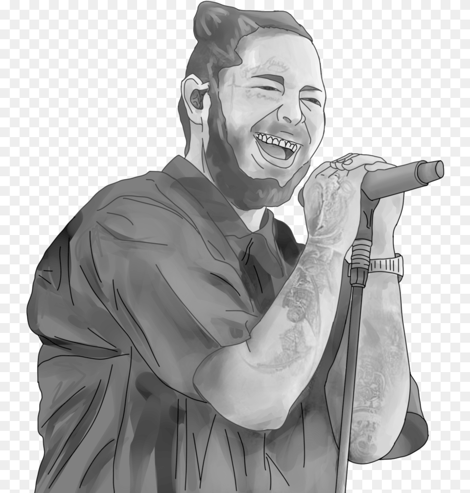 Post Malone, Art, Adult, Person, Man Free Png