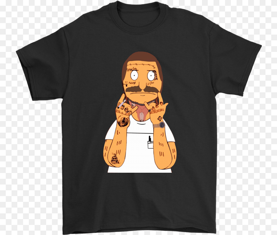 Post Malone Cartoon Characters, Clothing, T-shirt, Baby, Person Free Transparent Png