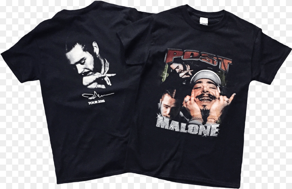 Post Malone Redbubble Post Malone T Shirt Mit Rundhalsausschnitt, Clothing, T-shirt, Adult, Male Free Png