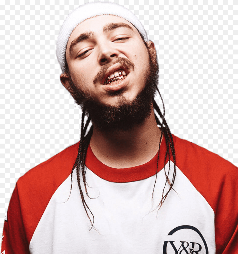 Post Malone Showing Teeth Post Malone Philly, Adult, Man, Male, Head Free Transparent Png