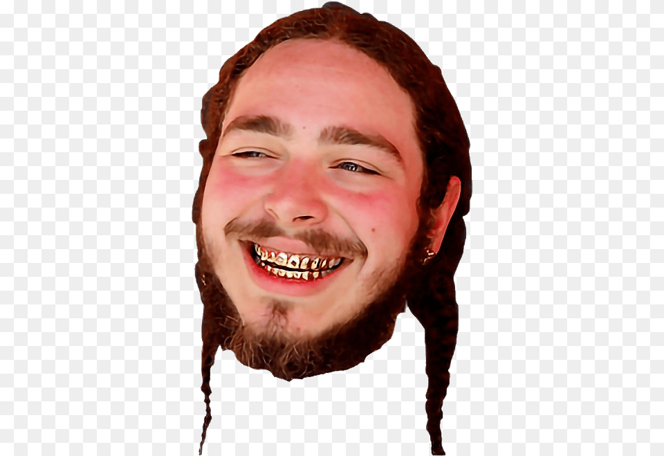 Post Malone Transparent Background Post Malone Before Face Tattoos, Adult, Person, Mouth, Man Png