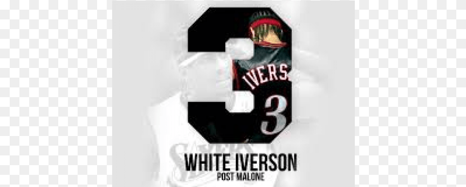 Post Malone V Post Malone White Iverson, People, Person, Logo, Symbol Free Png Download