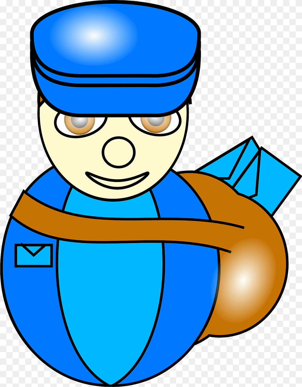 Post Man Clipart, Face, Head, Person, Baby Png Image