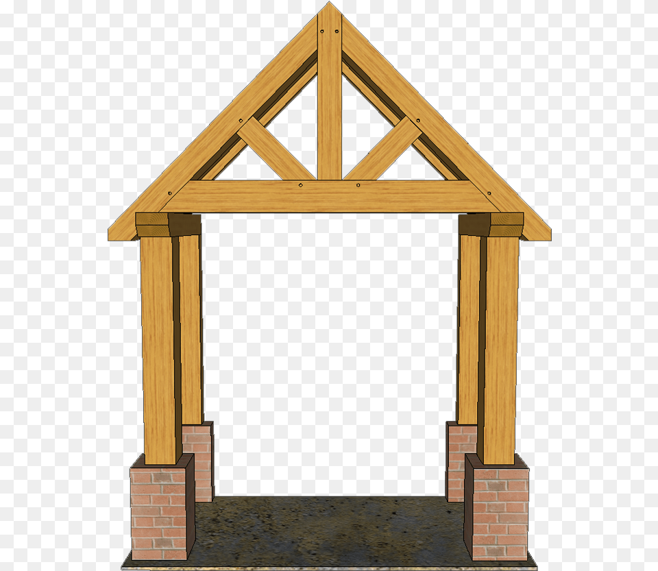Post Oak Porch On Brick Piers, Outdoors, Architecture, Building, House Png Image