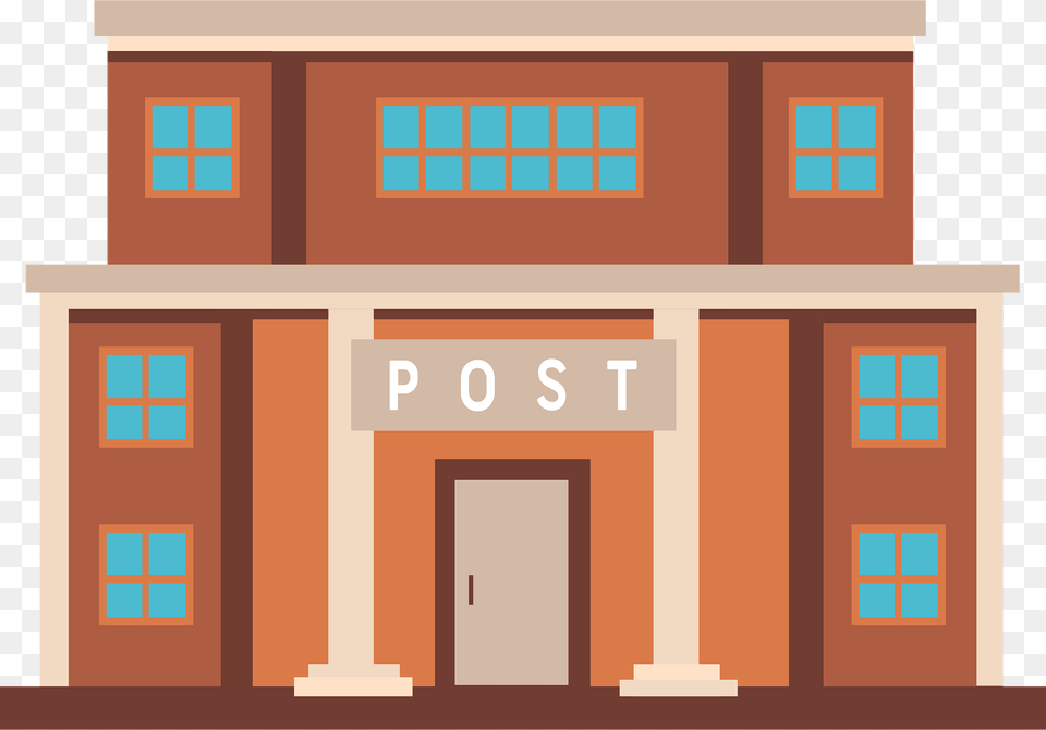 Post Office Clipart, Brick, Indoors, City, Urban Free Png Download