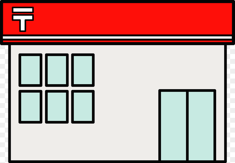 Post Office Clipart, Door, Garage, Indoors, Scoreboard Png Image