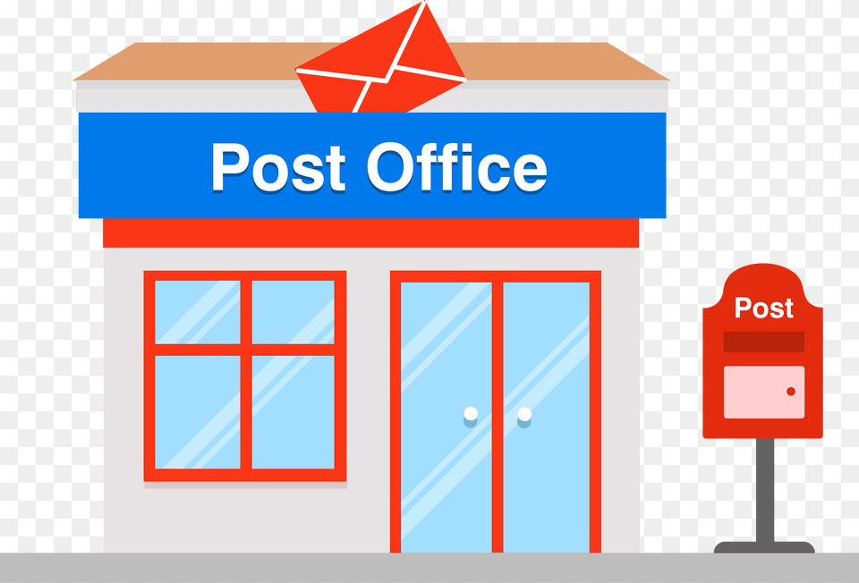 Post Office Clipart, Architecture, Building, Postal Office Png