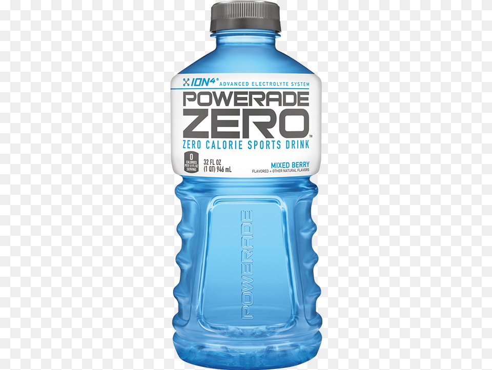 Post Powerade Zero Strawberry, Bottle, Water Bottle, Beverage, Mineral Water Png Image