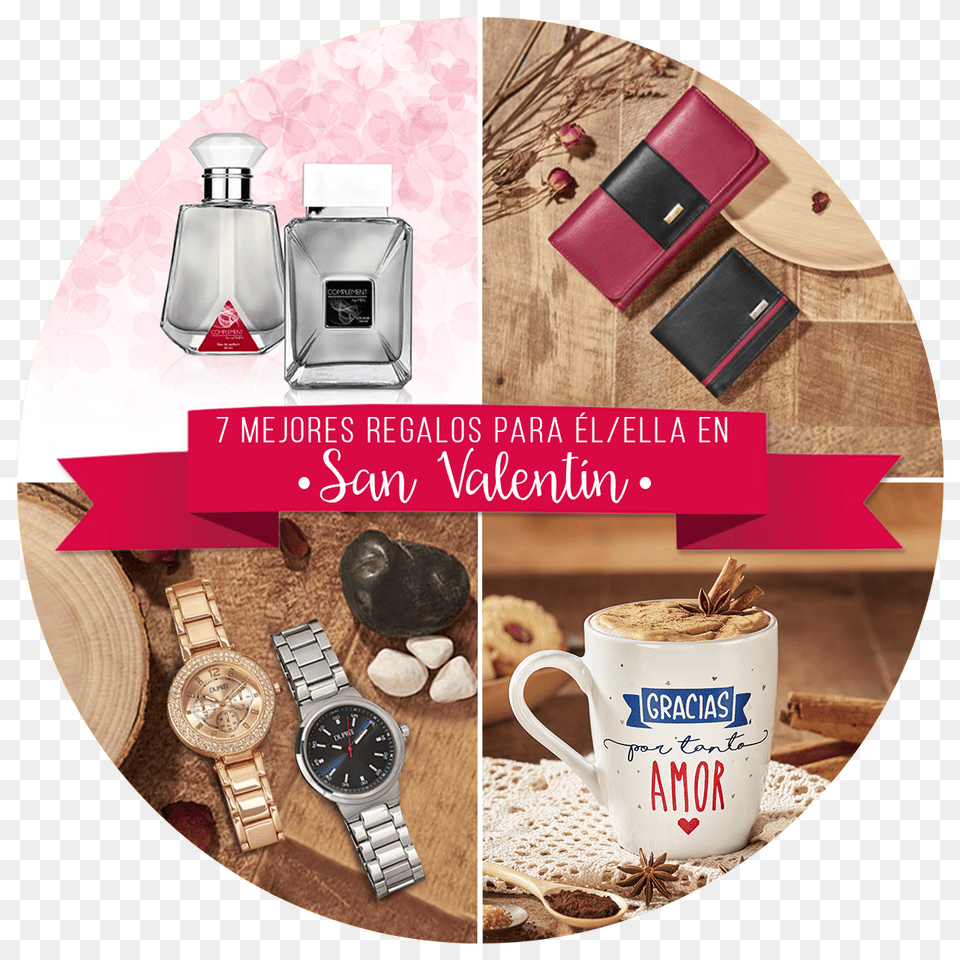Post San Valentin Circulo Dupree 7 2019 Rejol, Cosmetics, Perfume, Bottle, Wristwatch Free Transparent Png