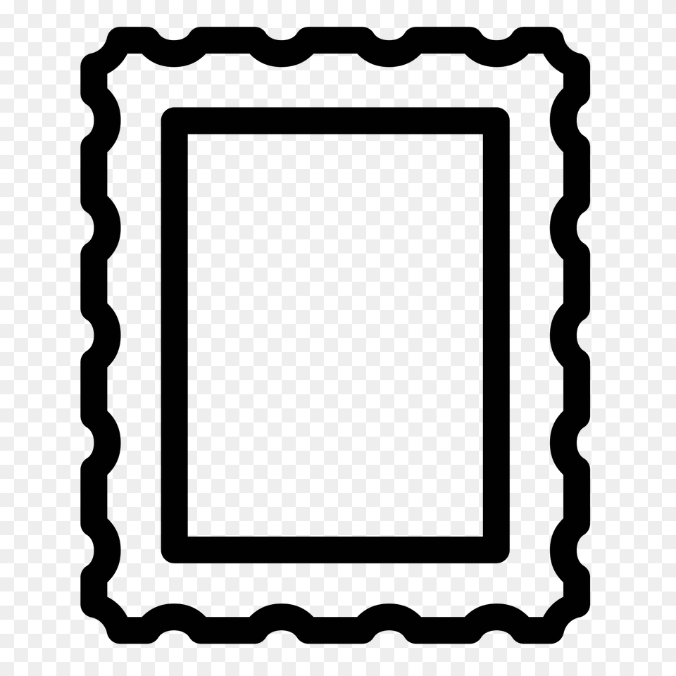 Post Stamp Icon, Gray Png