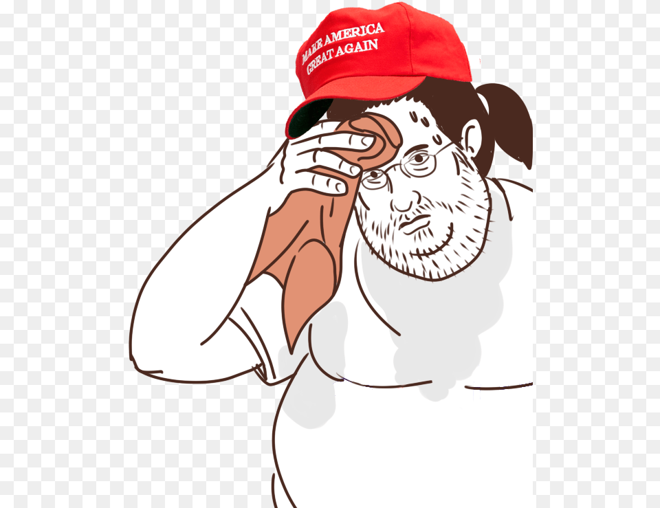 Post Sweating Guy Meme, Hat, Baseball Cap, Cap, Clothing Free Png