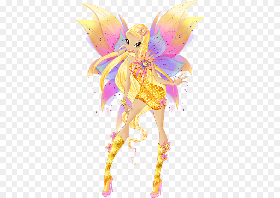 Post Winx Club Stella Mythix, Book, Comics, Publication, Person Free Png