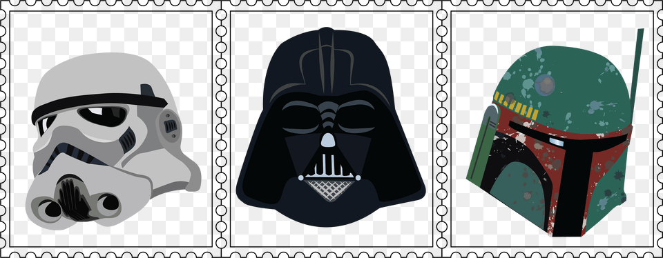 Postage Stamp Collection Mask Free Png Download
