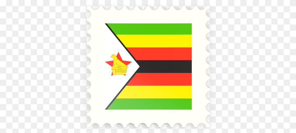 Postage Stamp Icon Flag Of Zimbabwe, Postage Stamp Free Transparent Png